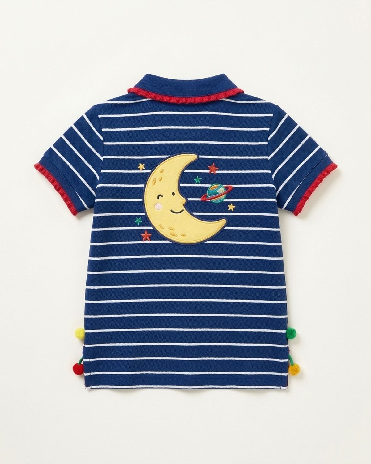 Áo polo kẻ sọc xanh navy