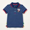 Áo polo kẻ sọc xanh navy