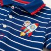 Áo polo kẻ sọc xanh navy