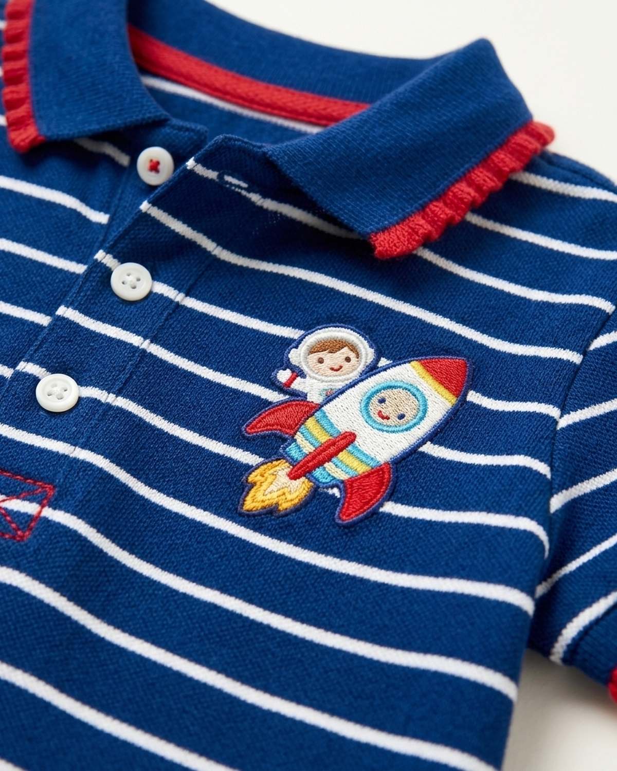Áo polo kẻ sọc xanh navy