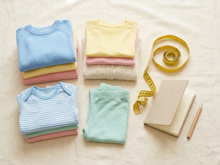 Cách chọn size quần áo cho bé theo chiều cao và cân nặng