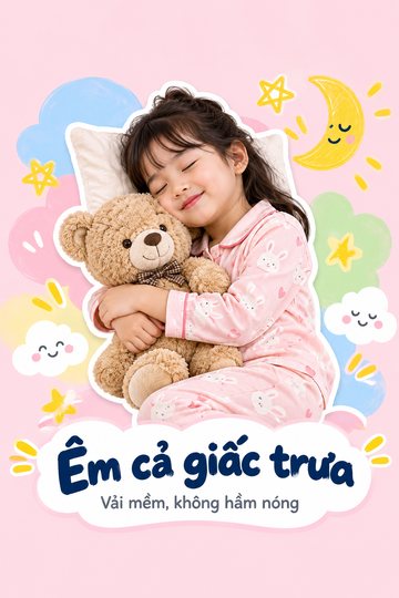 Êm cả giấc trưa, vải mềm không hầm nóng