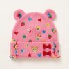 Mũ len beanie tai gấu