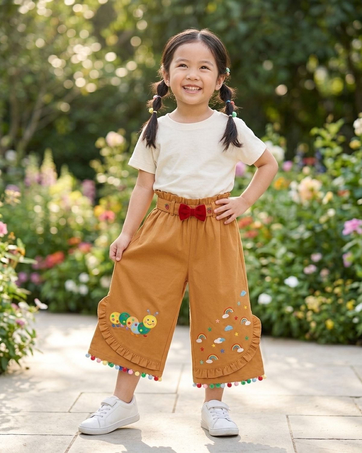 Quần culottes ống rộng
